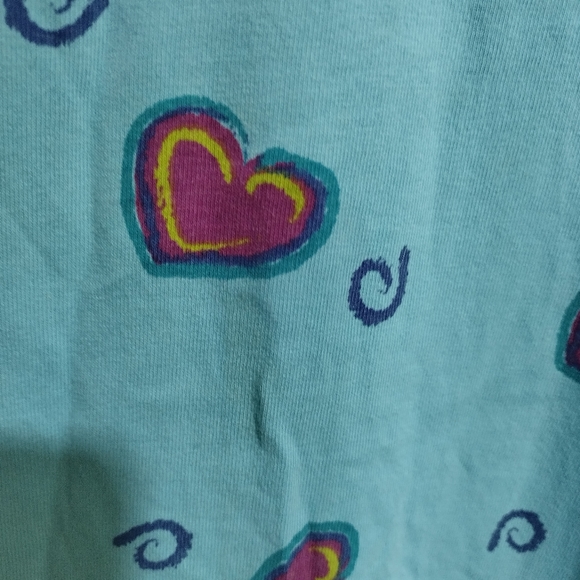 Zip Code blue dress with hearts - Picture 3 of 5